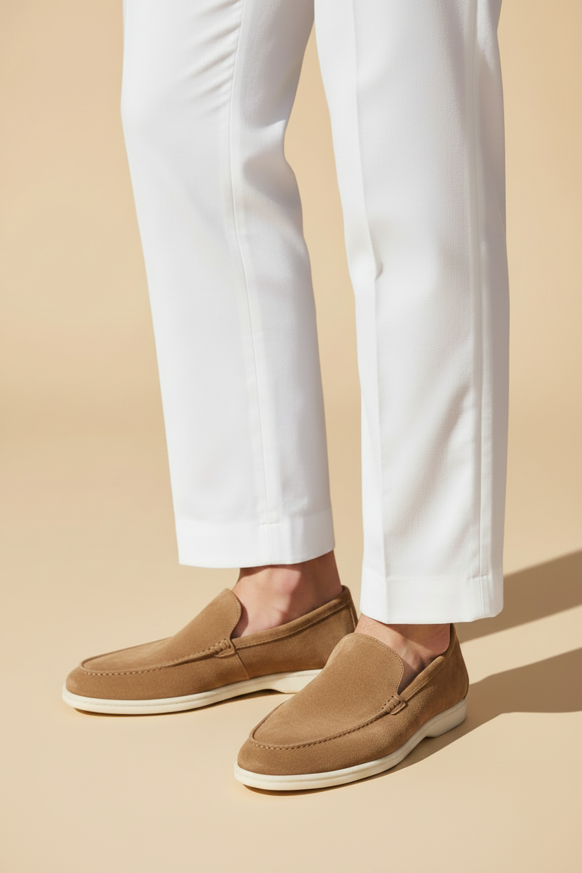Camel loafer