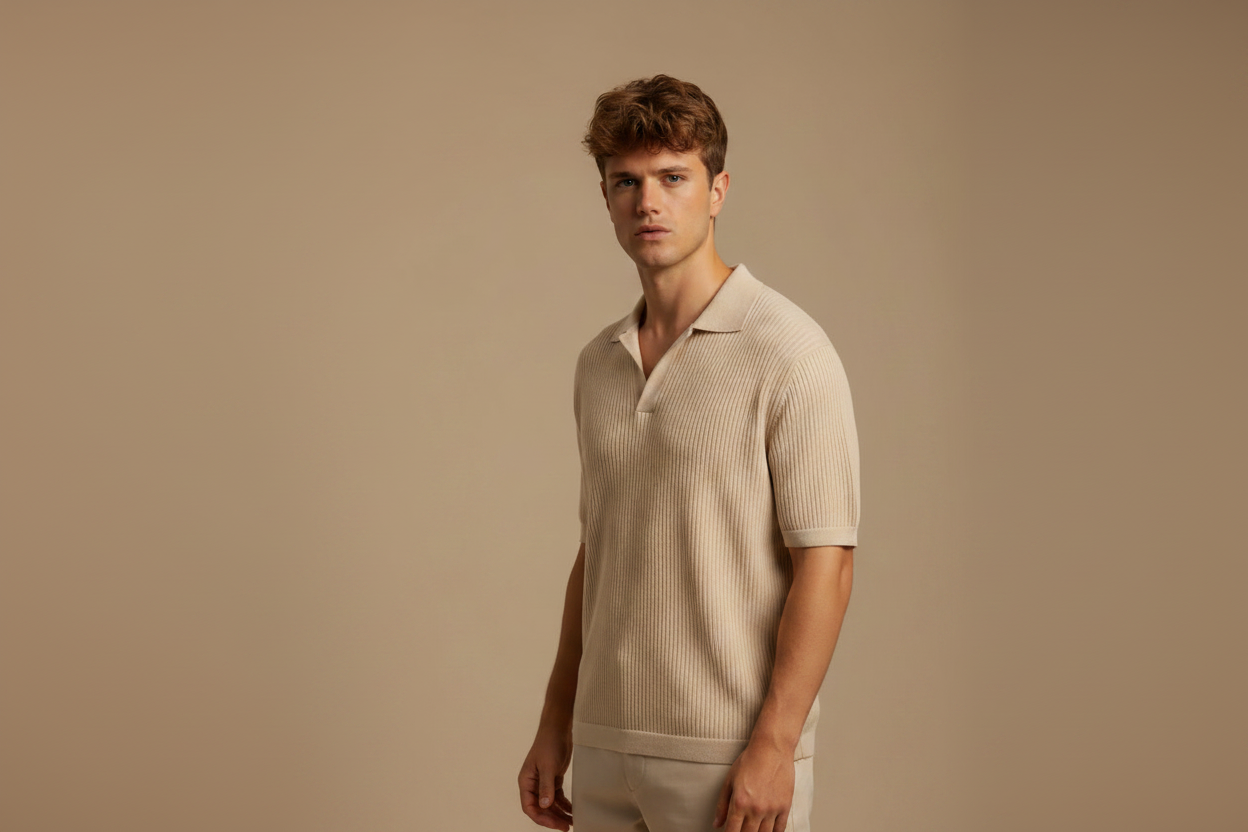 Beige polo recolor