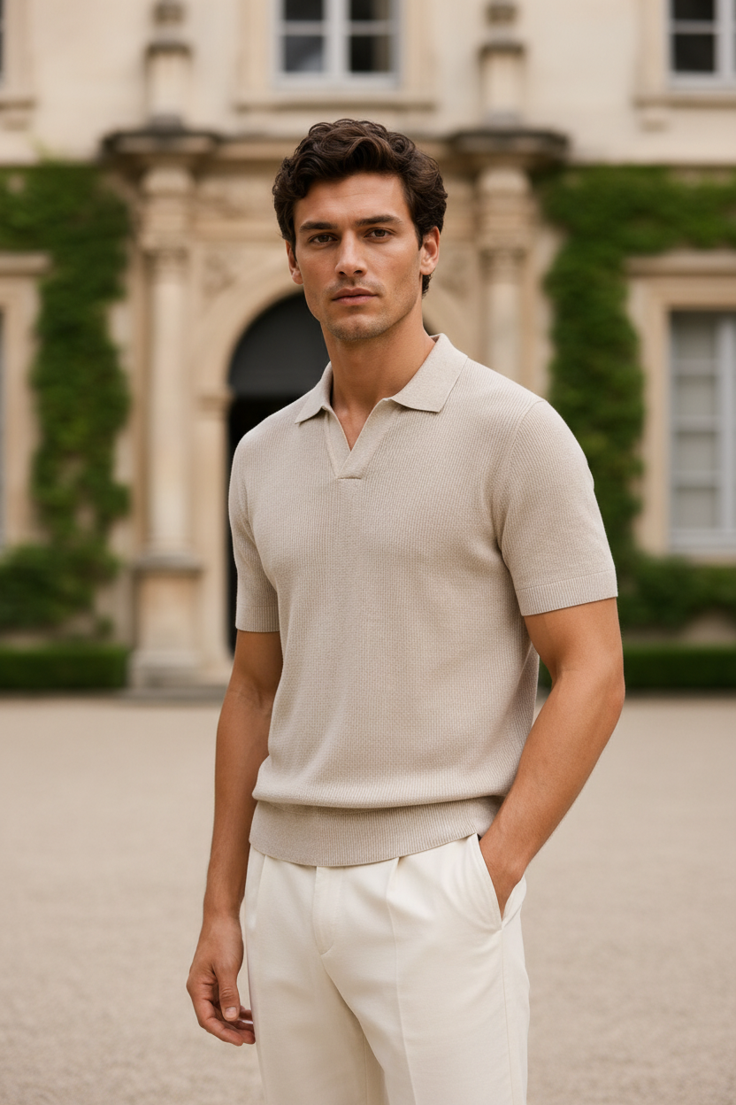 Beige Polo