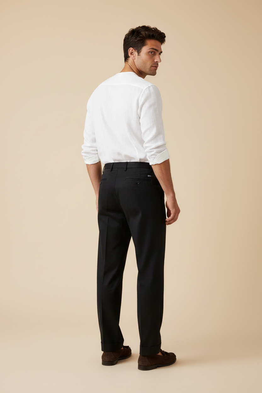 Black Trousers Back