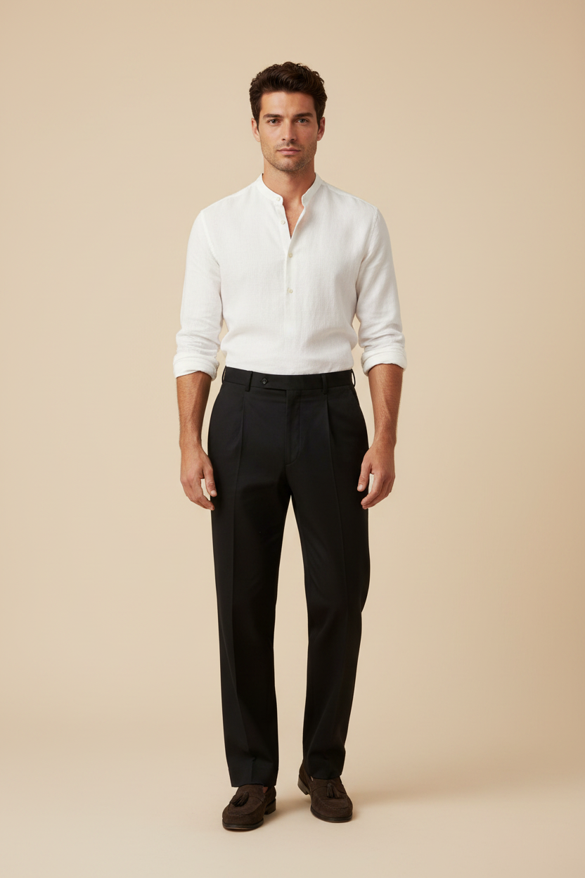 Black Trousers Front