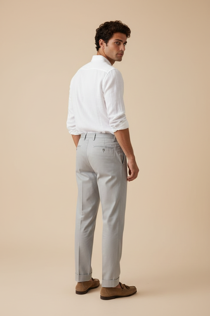 Grey Trousers Back